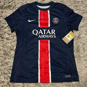 Nike Paris Saint-Germain Home Soccer Jersey FN8985-411 Women's Size Small
